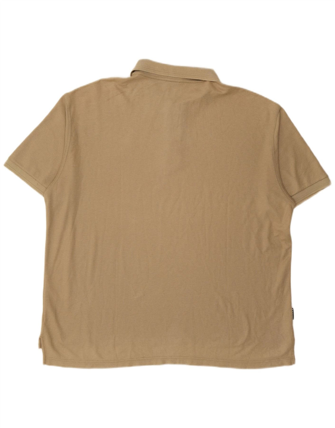 Męska koszulka polo NIKE UK 45/47 XL, beżowa, bawełniana