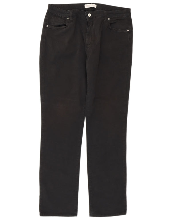 Damskie jeansy Carrera Comfort Fit Straight W34 L31 Czarne