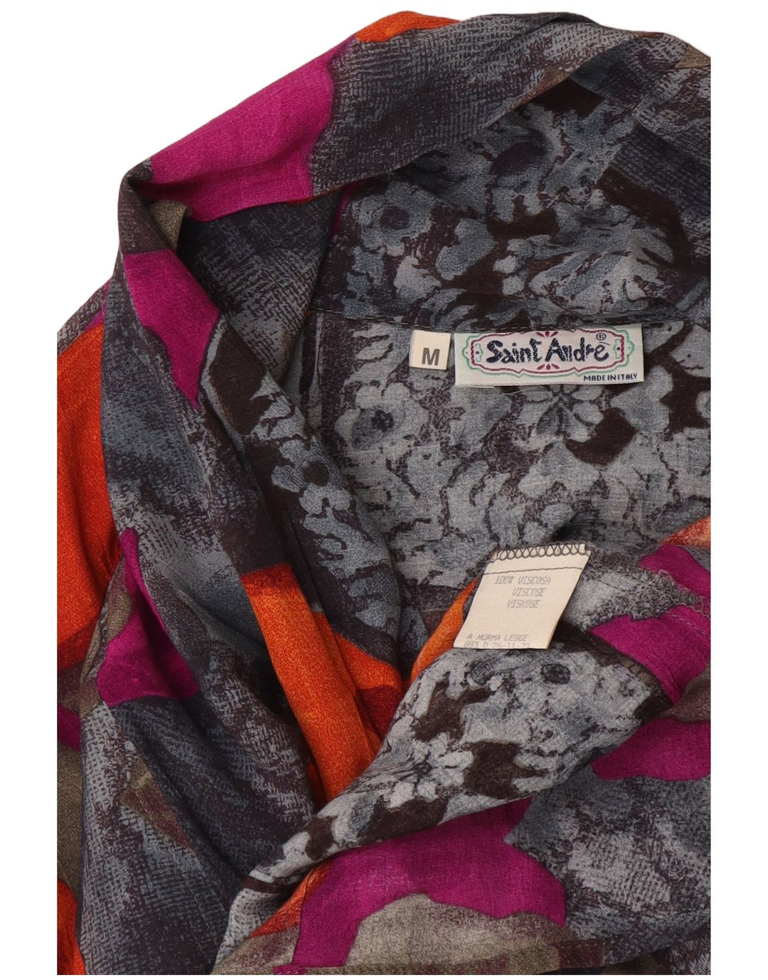 Damska bluzka koszulowa Saint Andrews UK 14 Średnia wielokolorowa wiskoza w kwiaty