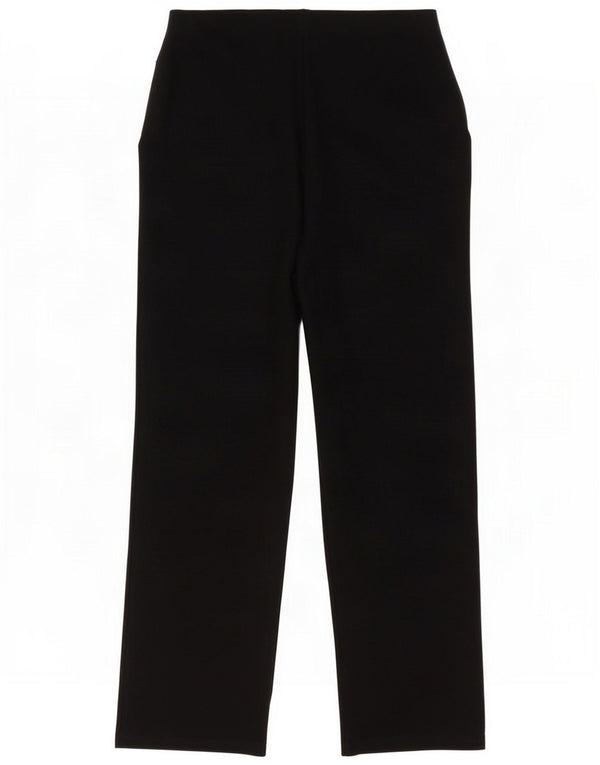 Proste spodnie damskie Marks & Spencer UK 10 Small W27 L29 czarne