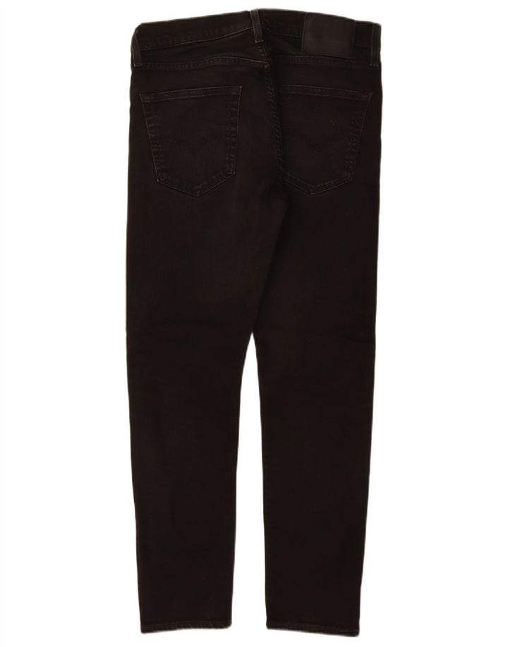 Męskie jeansy Levi's Slim W32 L28 Czarna bawełna