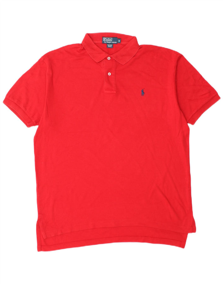 Męska koszulka polo Polo Ralph Lauren, średnia czerwona, bawełniana