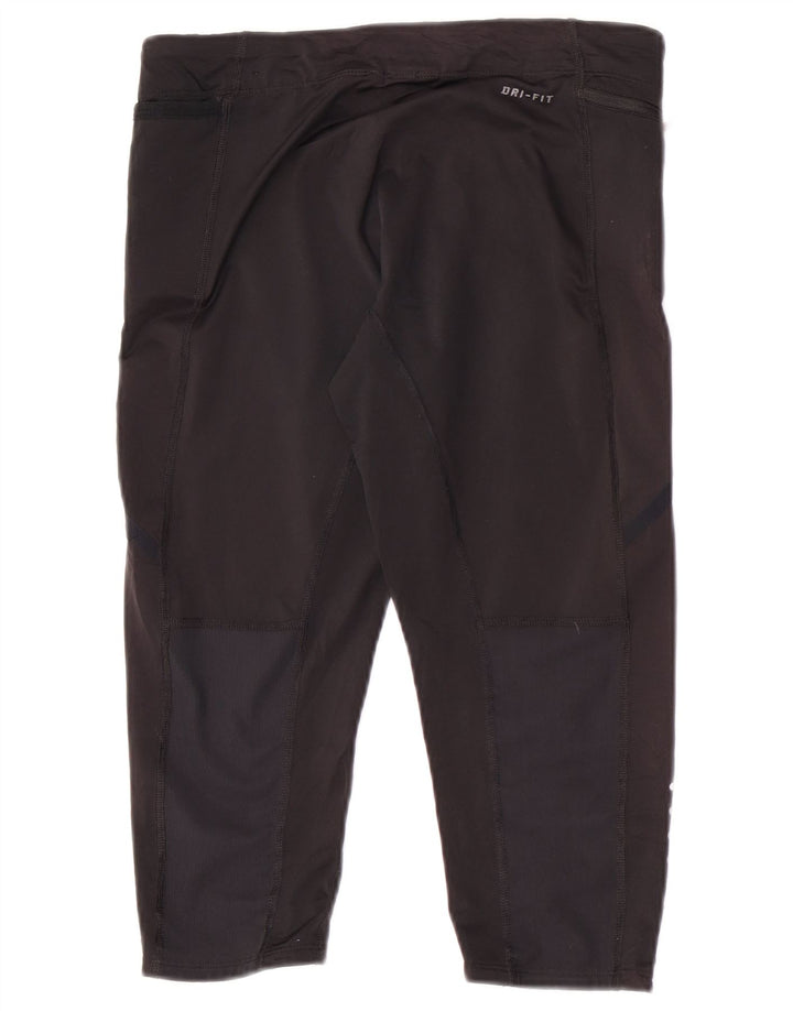 Damskie legginsy Nike Capri UK 8, małe czarne