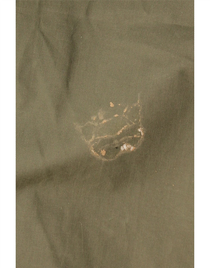 Męska kurtka wojskowa z kapturem VINTAGE UK 42 XL Khaki