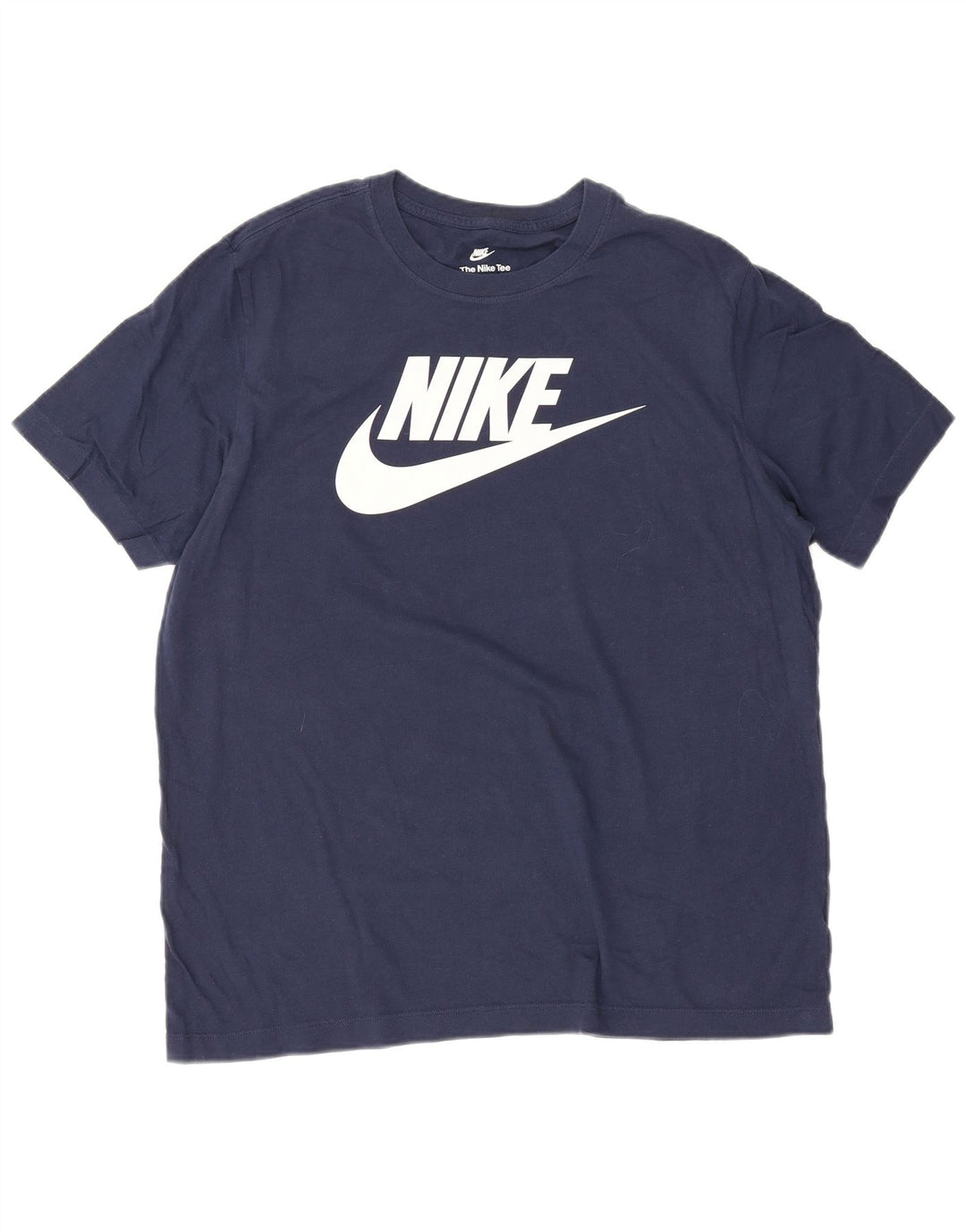 Męski T-shirt z grafiką Nike, duży, granatowy, bawełniany