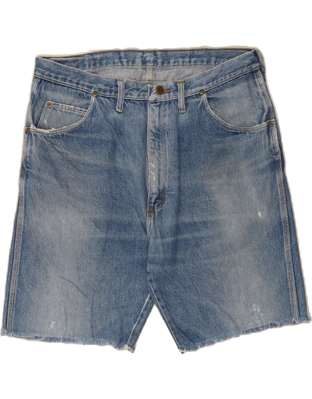 WRANGLER Mens Denim Shorts W36 Large Blue Cotton Vintage Wrangler and Second-Hand Wrangler from Messina Hembry 