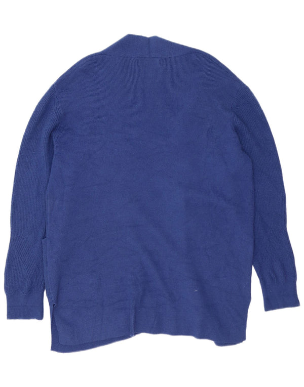 Marks & Spencer Damski sweter oversize z długim rękawem, UK 16, duży niebieski