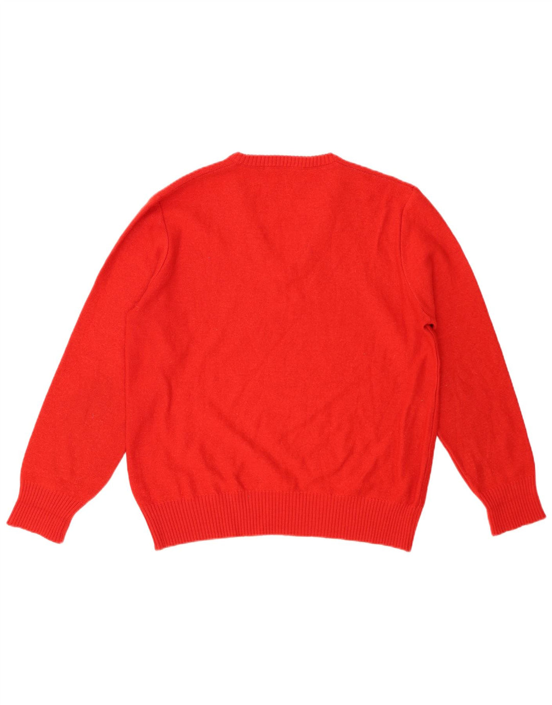 SERGIO TACCHINI Damski sweter z dekoltem w kształcie litery V, UK 14, duży czerwony