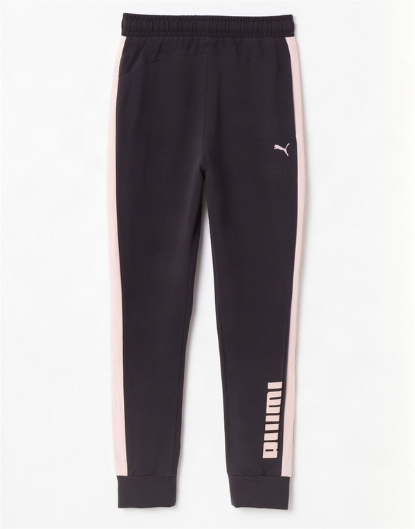 Damskie spodnie dresowe Puma Joggers UK 10 Small Black Colorblock