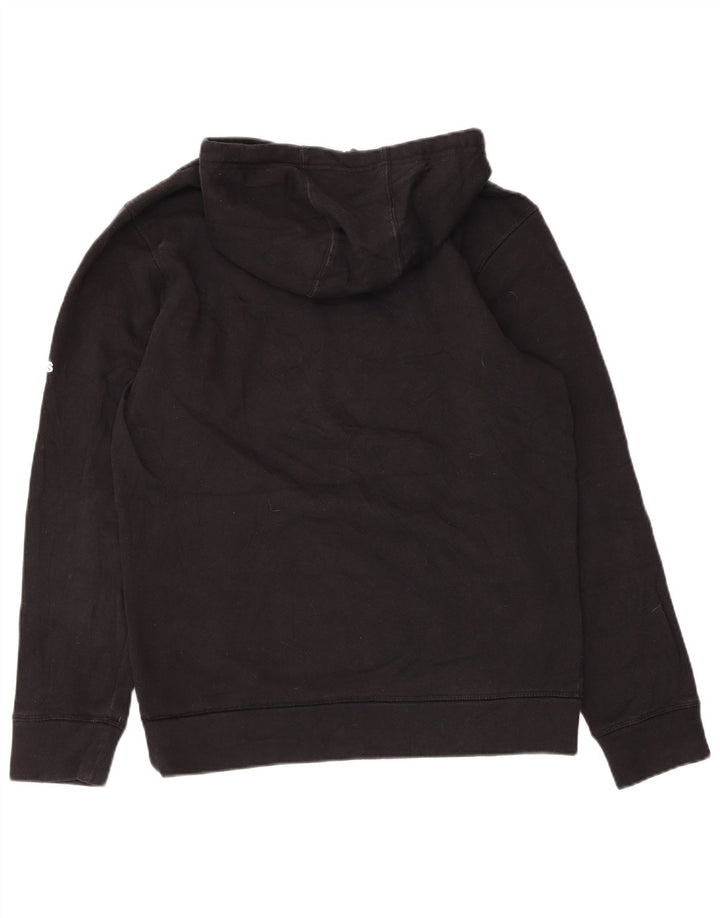 Adidas Męska bluza z kapturem, mała, czarna, bawełniana