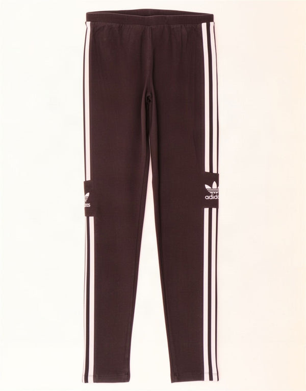 Damskie legginsy Adidas Graphic UK 12, średnie, czarne, bawełniane