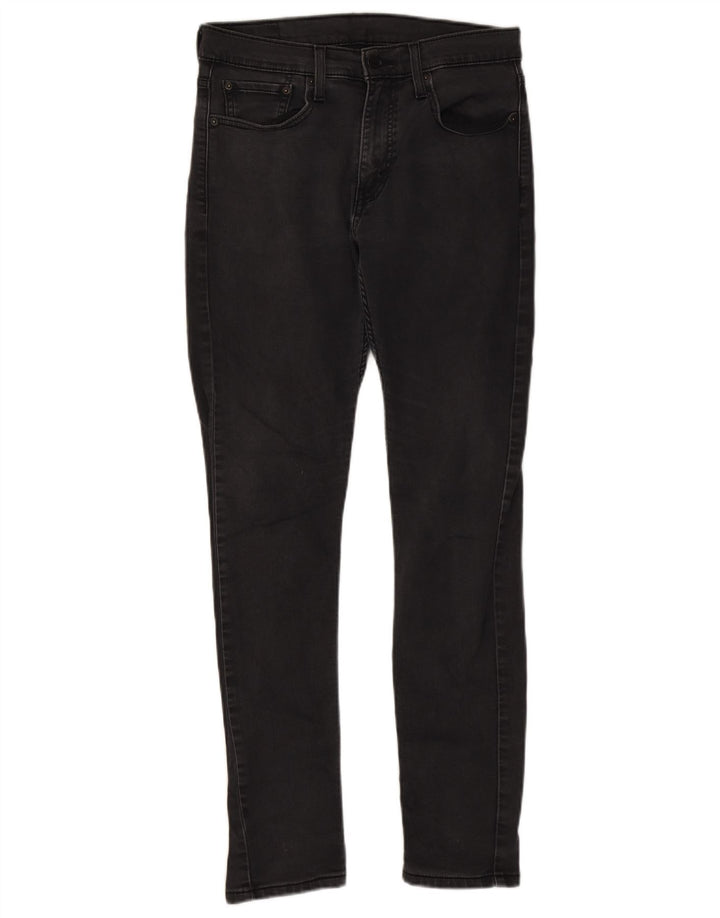 Męskie jeansy slim fit Levi's W30 L32 Czarna bawełna