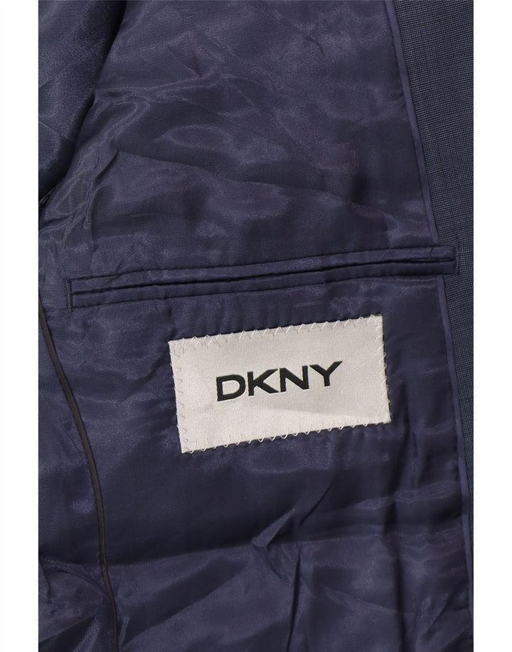 Dkny Męska marynarka zapinana na 2 guziki UK 38 Średni granat