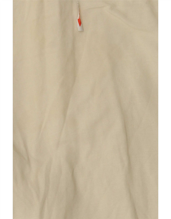 Krótkie spodnie damskie Zara XL W32 L24 Off White Lyocell