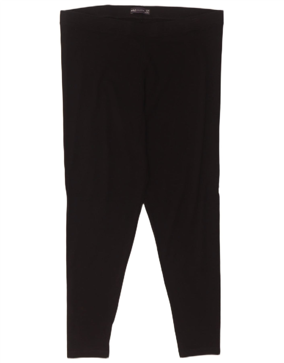 Legginsy damskie Marks & Spencer UK 18 XL, czarne, bawełniane