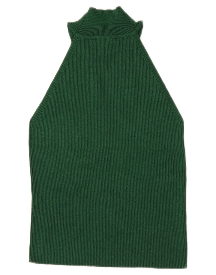 Krótki top damski Zara UK 8 Small Green