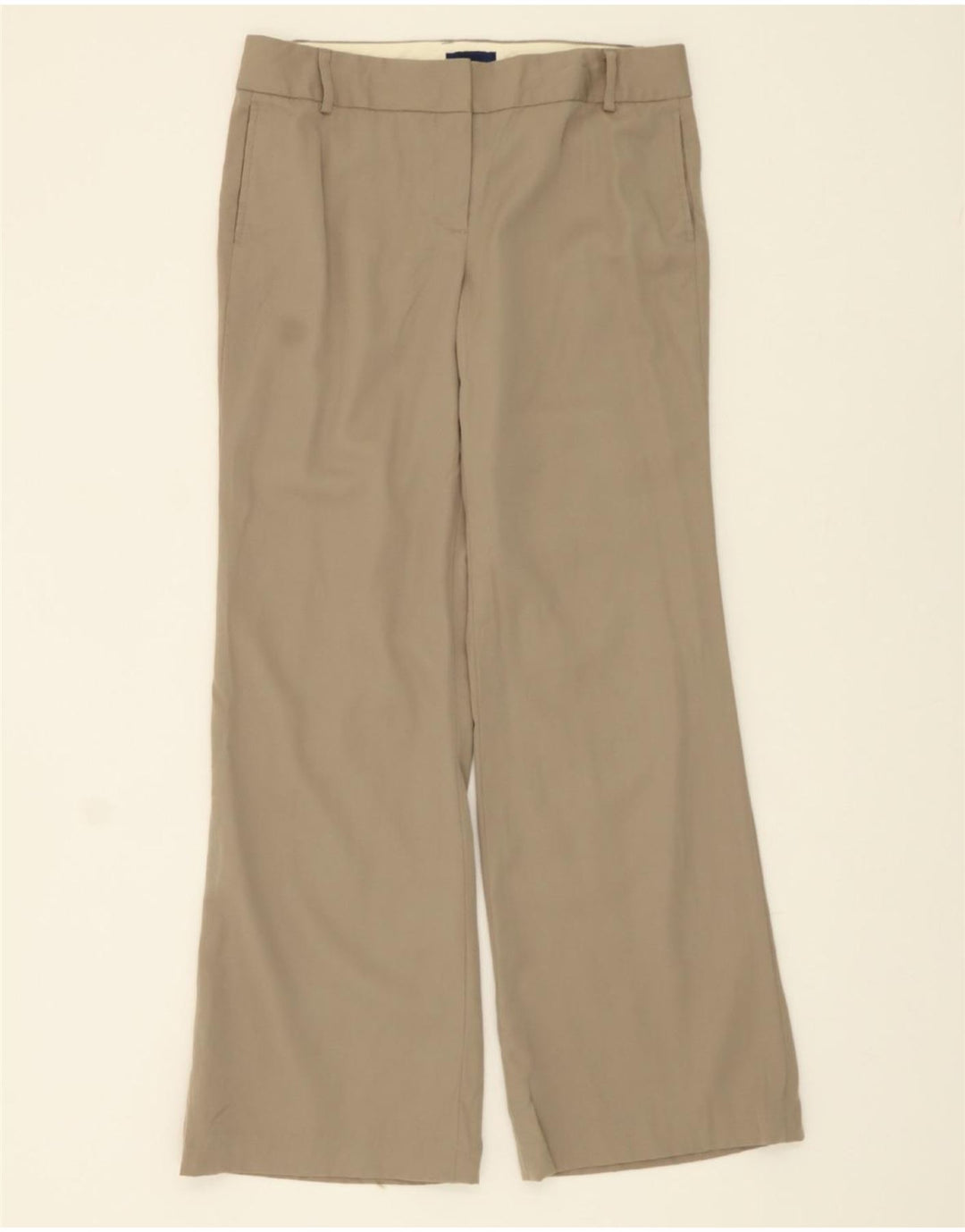 J. CREW Womens Bootcut Chino Trousers US 8 Medium W32 L32 Beige Wool Vintage J. Crew and Second-Hand J. Crew from Messina Hembry 
