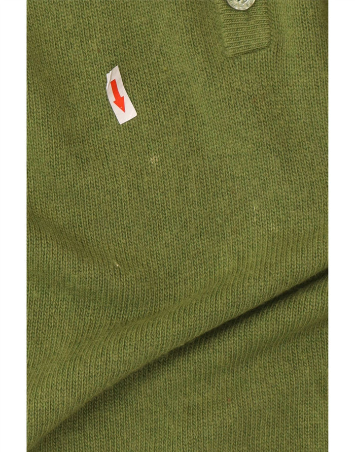 AUSTRALIJSKI L'ALPINA Męski sweter zapinany na guziki IT 48 Średni zielony