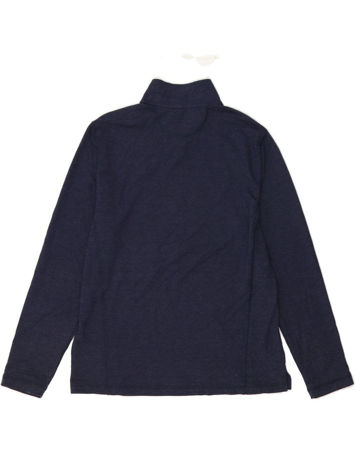 ORVIS Mens Zip Neck Pullover Tracksuit Top Medium Navy Blue Vintage Orvis and Second-Hand Orvis from Messina Hembry 