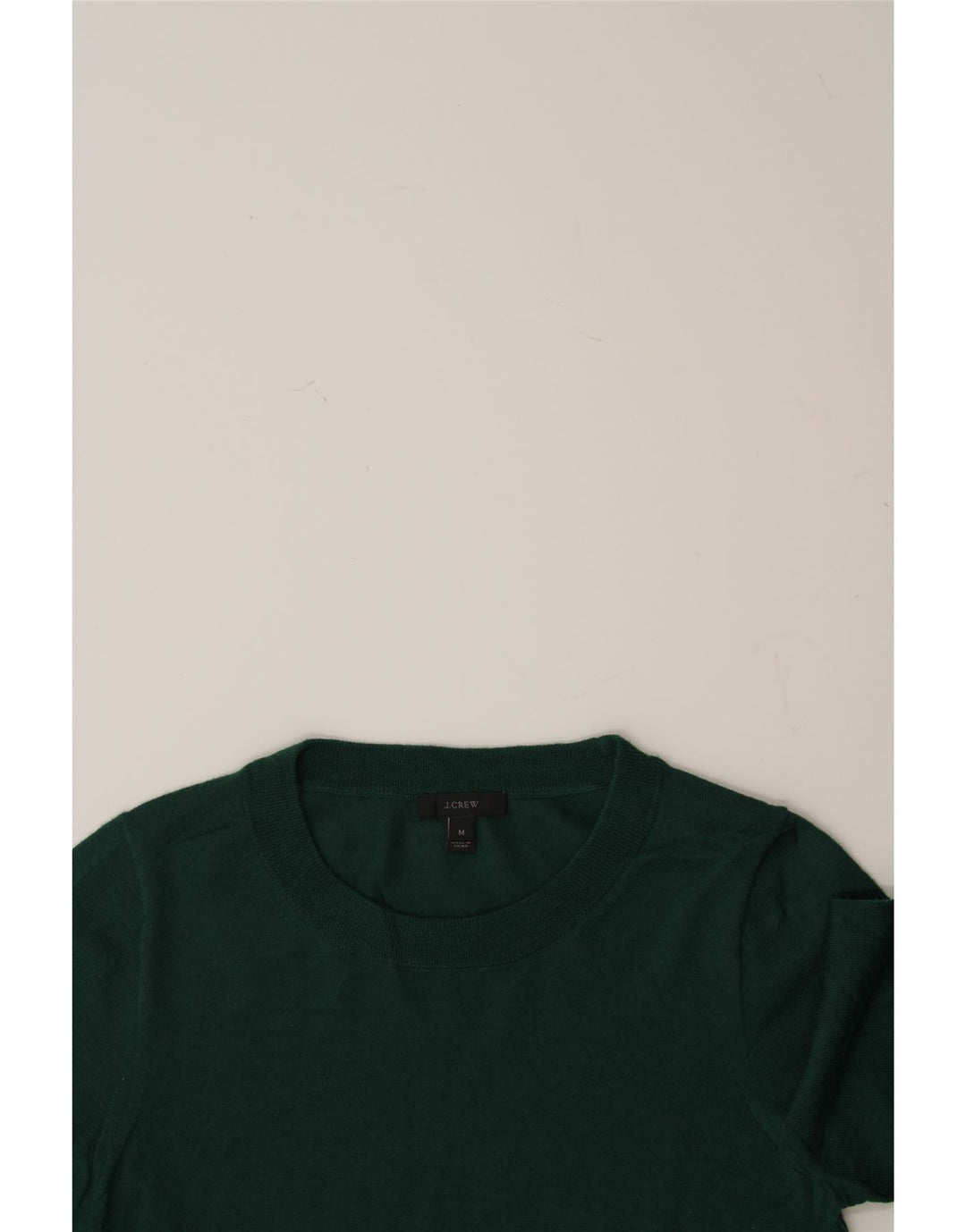 J. CREW Womens Boat Neck Jumper Sweater UK 12 Medium Green Vintage J. Crew and Second-Hand J. Crew from Messina Hembry 