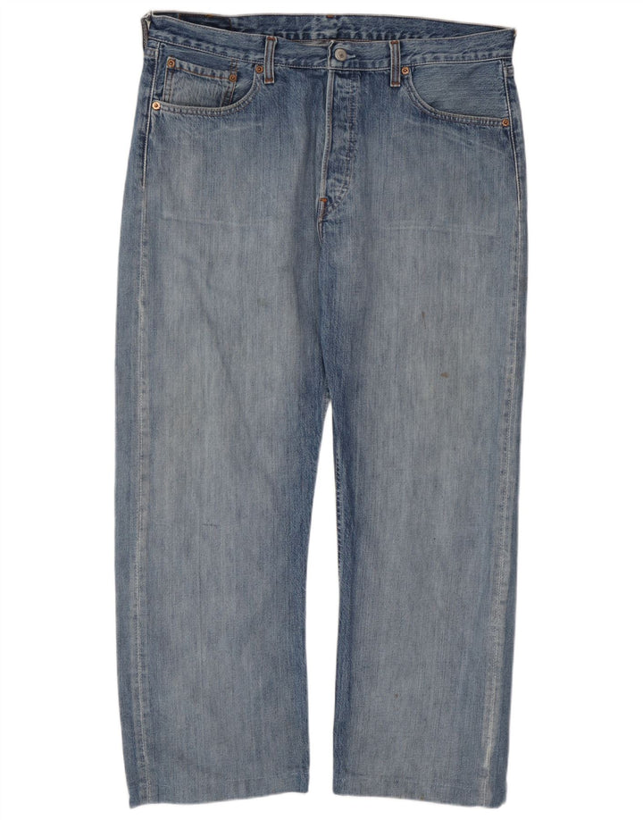Męskie jeansy Levi's 501 Straight W38 L27 Niebieskie