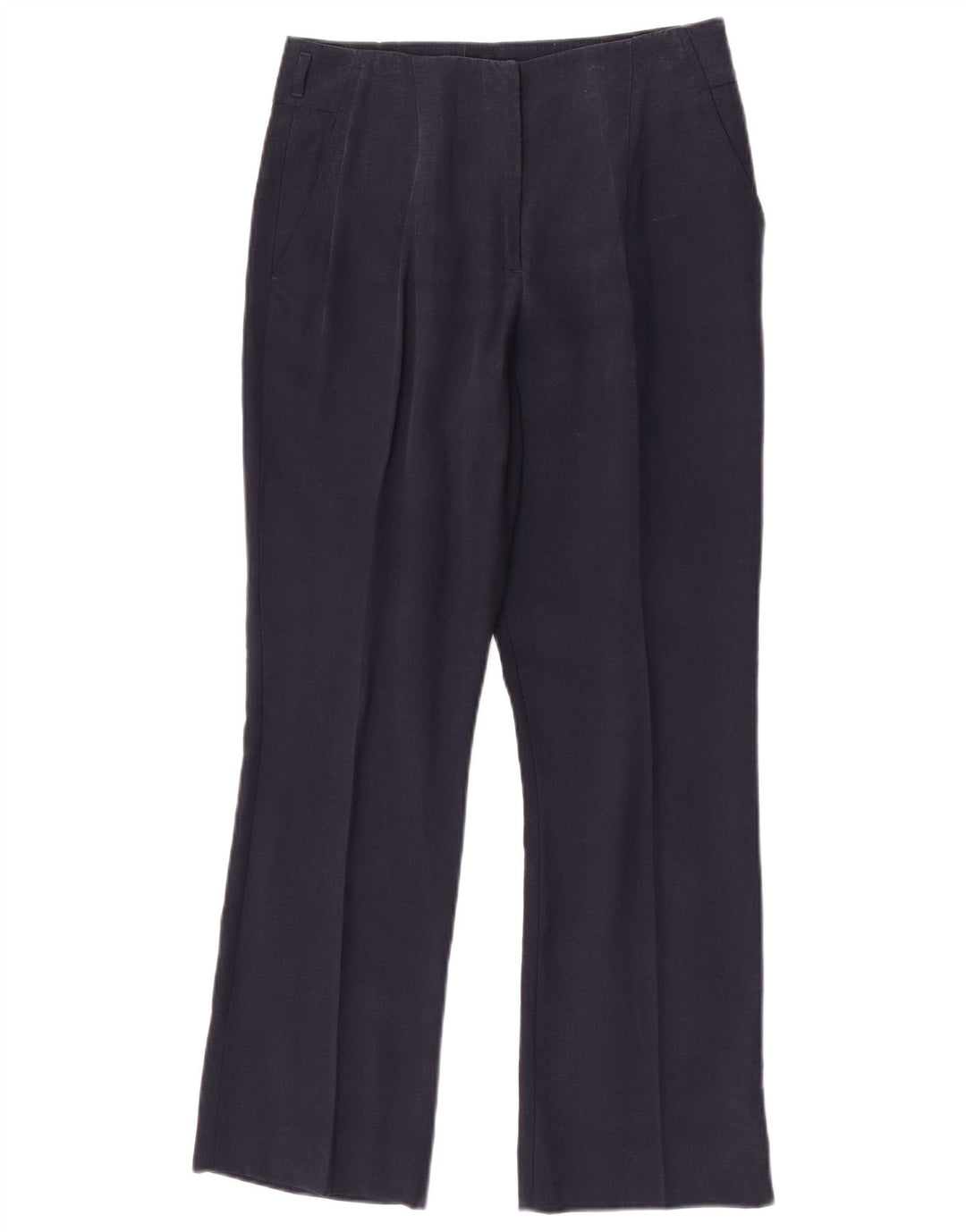 Spodnie damskie Zara Straight Chino Medium W28 L28 Granatowe