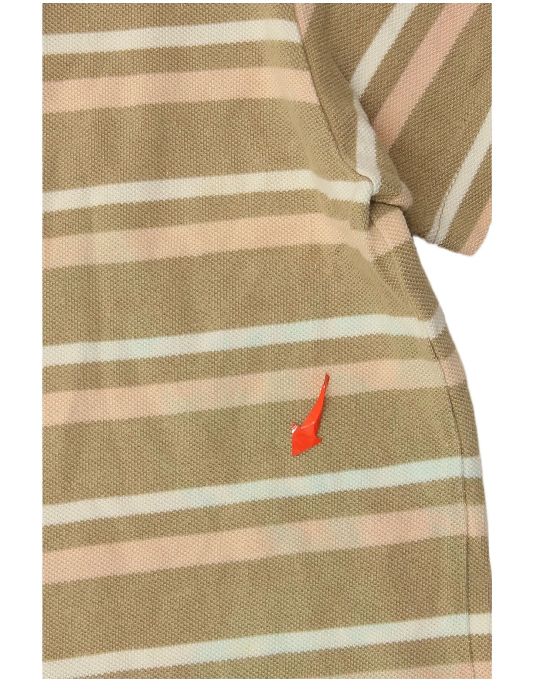 Męska koszulka polo Wrangler, duża, bawełniana w paski khaki