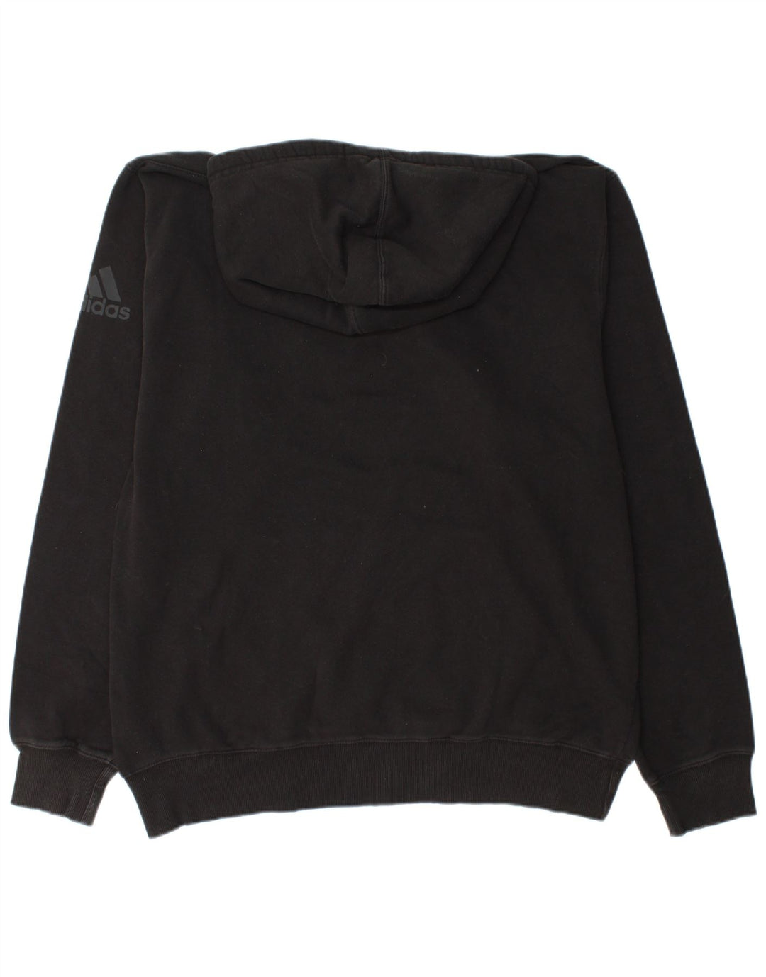 Męski sweter z kapturem ADIDAS z grafiką 2XL, czarny, bawełniany