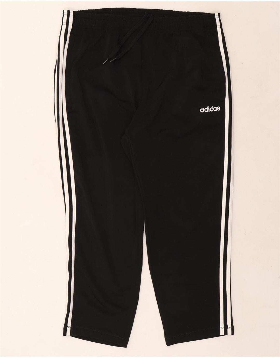 Męskie spodnie dresowe Adidas XL, czarne, poliestrowe