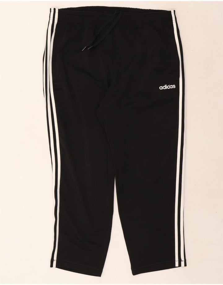 Męskie spodnie dresowe Adidas XL, czarne, poliestrowe