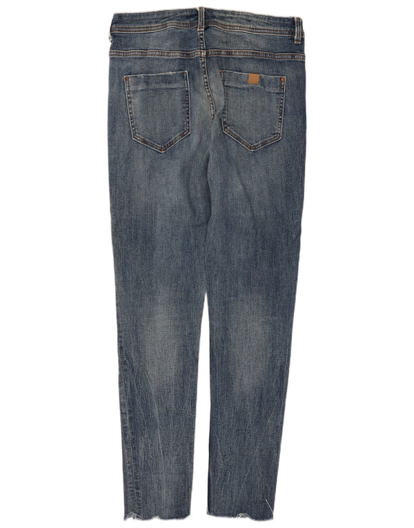 Damskie jeansy rurkowe Zara w trudnej sytuacji EU 40 Medium W30 L28 Niebieskie