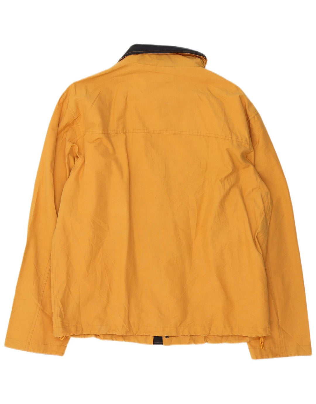 Męska kurtka przeciwdeszczowa Vintage UK 42 XL z żółtego nylonu