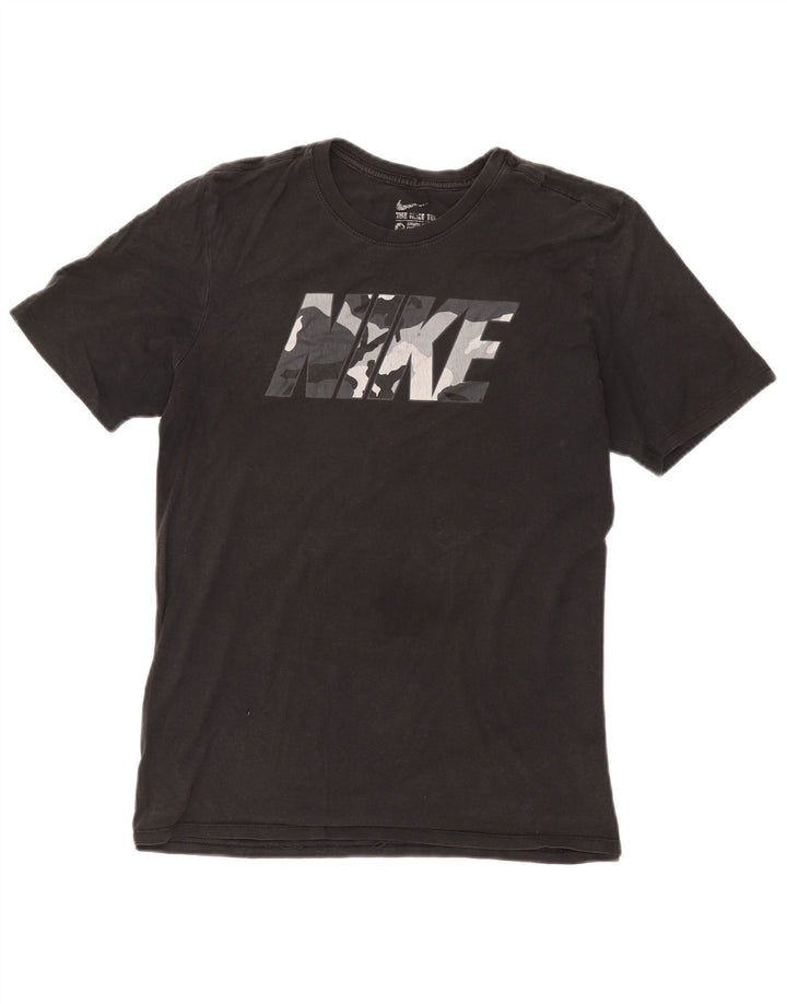 Męski T-shirt Nike Athletic Cut Graphic Top, średni czarny