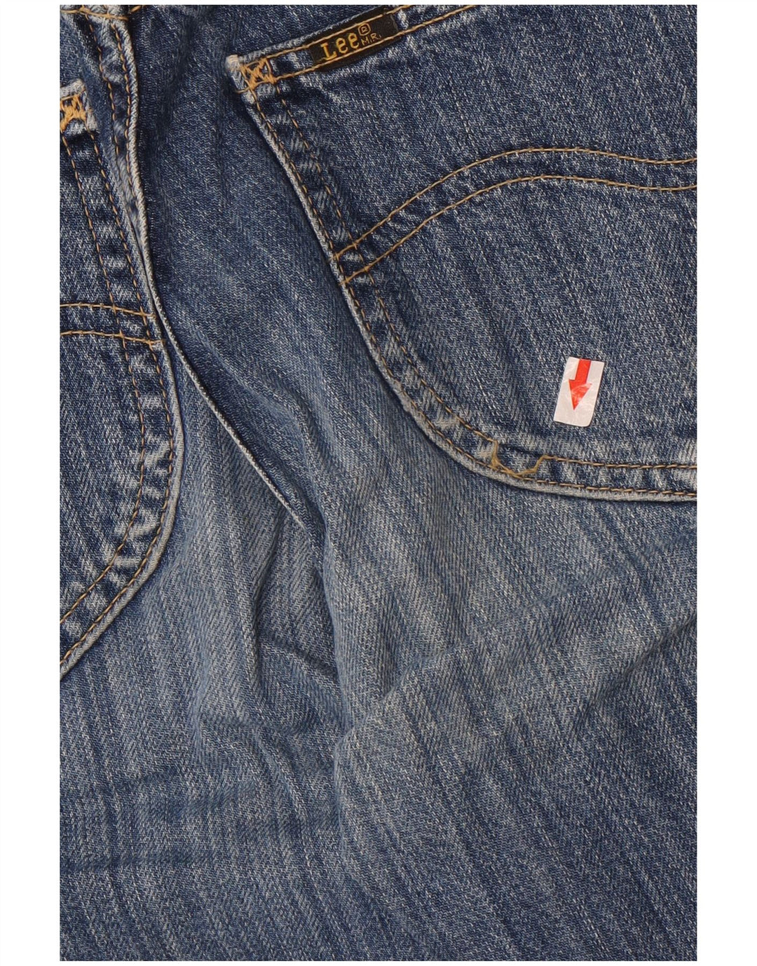 Damskie jeansy Lee Straight W26 L32 Niebieskie bawełniane