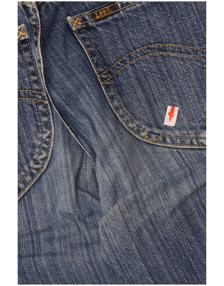 Damskie jeansy Lee Straight W26 L32 Niebieskie bawełniane