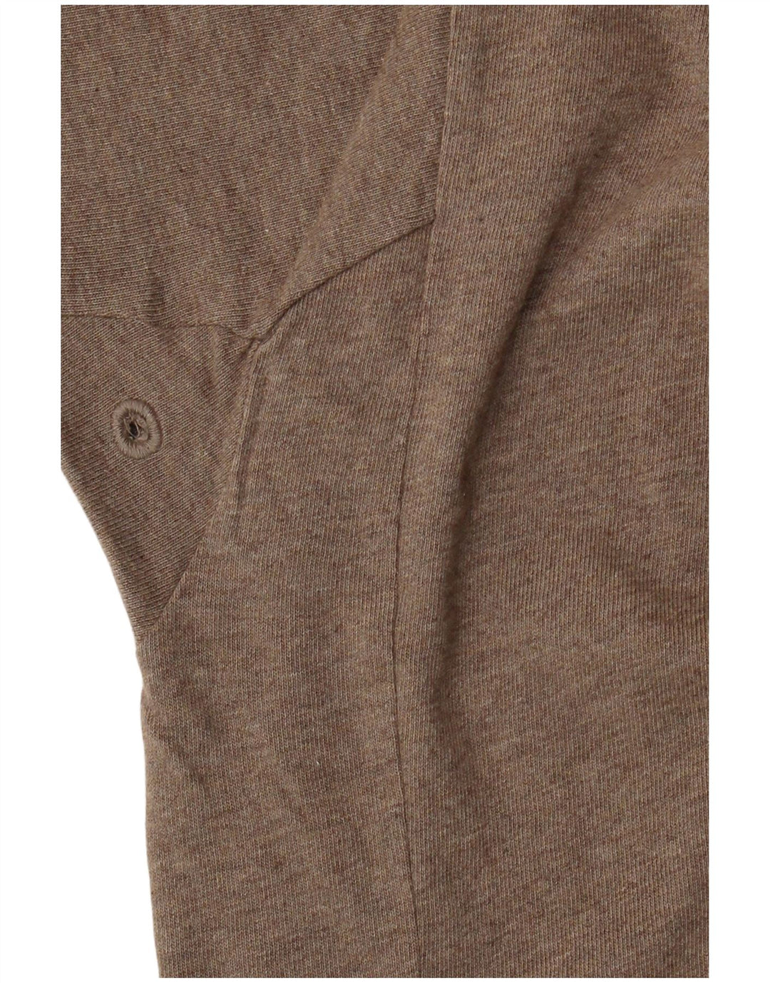 NIKE Mens T-Shirt Top Large Brown Cotton