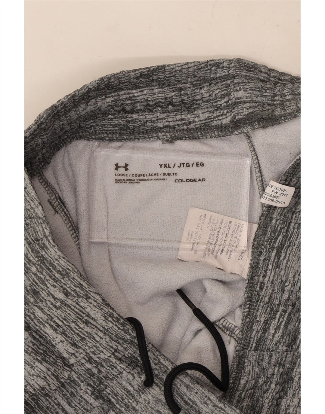 Chłopięce spodnie dresowe UNDER ARMOUR Cold Gear, 13-14 lat, XL, szare