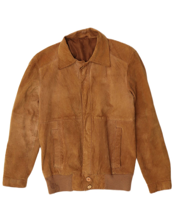 Męska kurtka bomberka w stylu vintage IT 44 XS brązowa