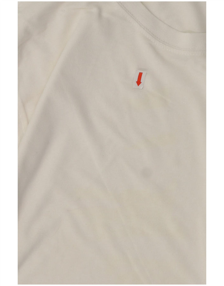 Męski top LEVI'S z długim rękawem, duży, biały, bawełniany