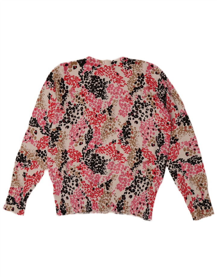 Marks & Spencer Damski sweter z okrągłym dekoltem, UK 14, duży, wielokolorowy