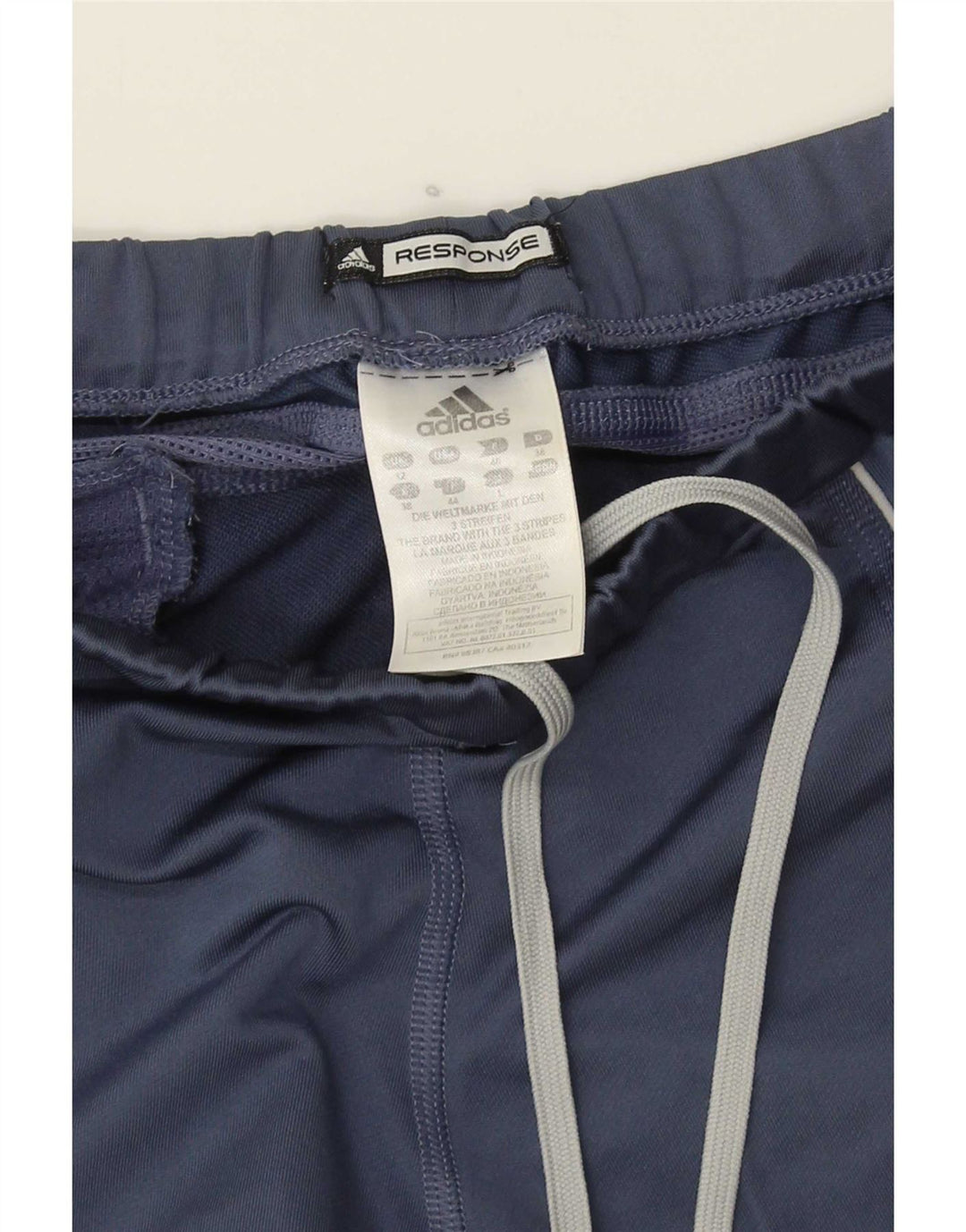 Damskie legginsy Adidas Response Capri UK 12, średni granatowy poliester