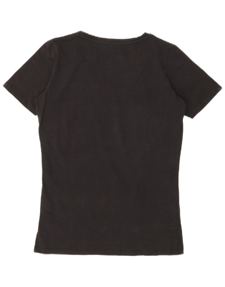 Damska koszulka graficzna Guess Top UK 12 Medium Black