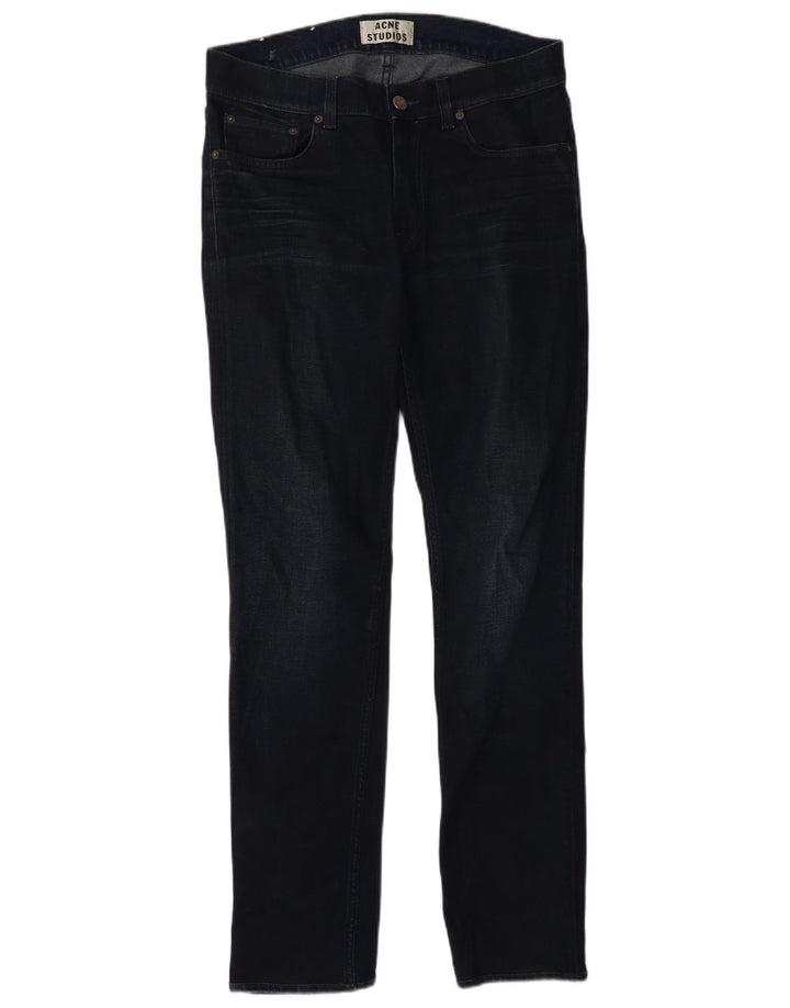 Męskie jeansy slim fit Acne Studios W30 L32 Granatowe, bawełniane