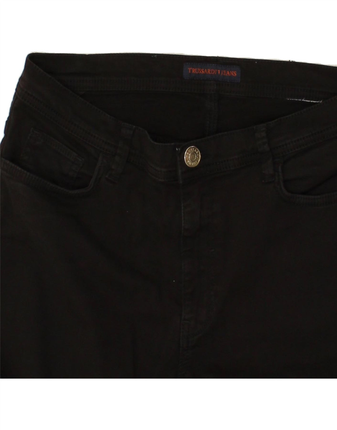 TRUSSARDI Womens Slim Jeans W31 L26 Black Vintage Trussardi and Second-Hand Trussardi from Messina Hembry 