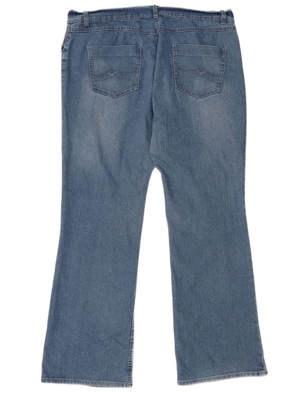 Marks & Spencer Damskie jeansy Bootcut UK 18 XL W38 L30 Niebieskie, bawełniane
