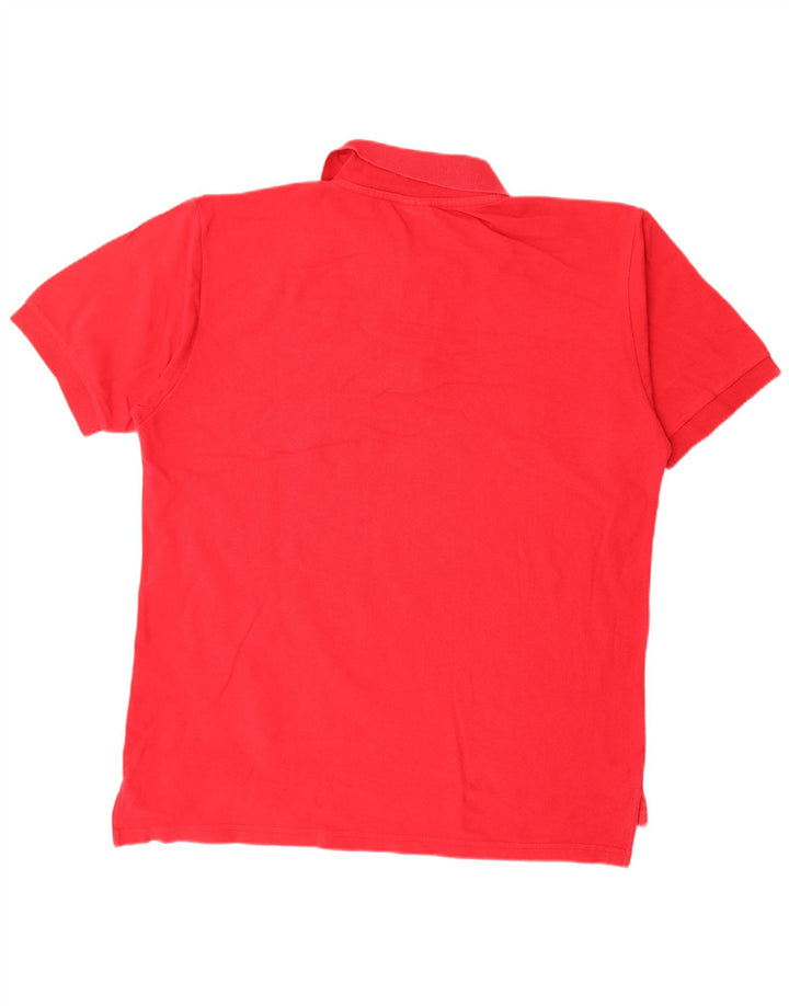 Męska koszulka polo Reebok, duża, czerwona, bawełniana