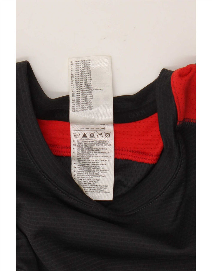 Adidas Męska koszulka z długim rękawem XL, szary, kolorowy poliester