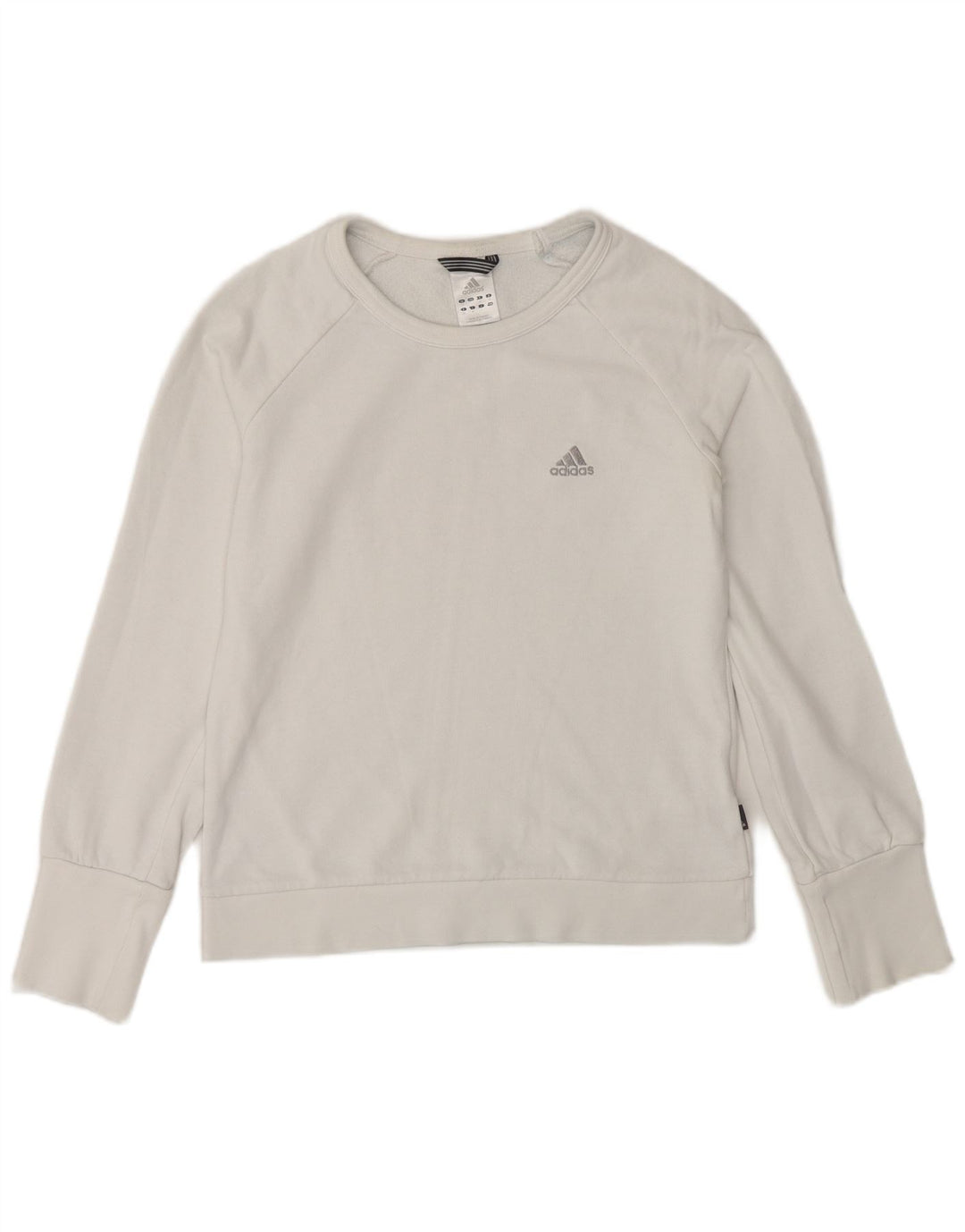 Bluza damska Adidas Jumper UK 12 Średnia biała bawełna