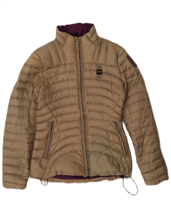 Damska kurtka wyściełana Blauer UK 10 Small Beżowy nylon