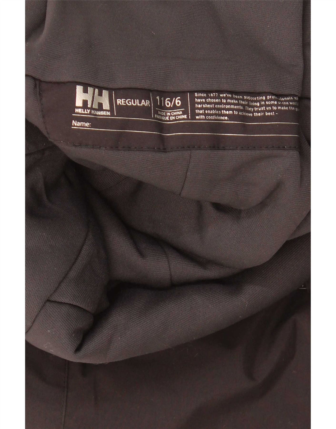 Spodnie narciarskie chłopięce Helly Hansen z graficznymi ogrodniczkami 5-6 lat, czarny poliamid